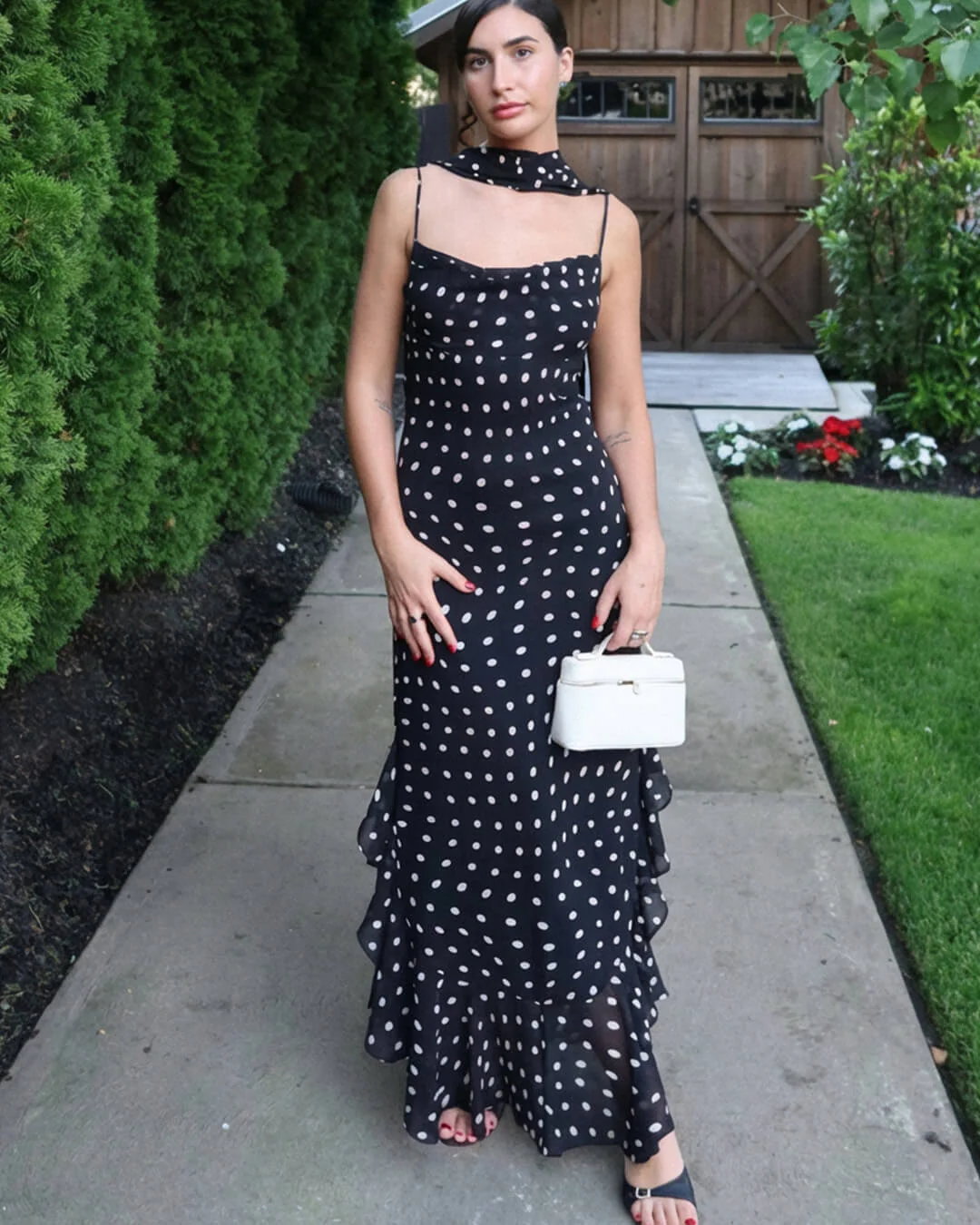 Valerie Polka Dot Maxi Dress - Image 4