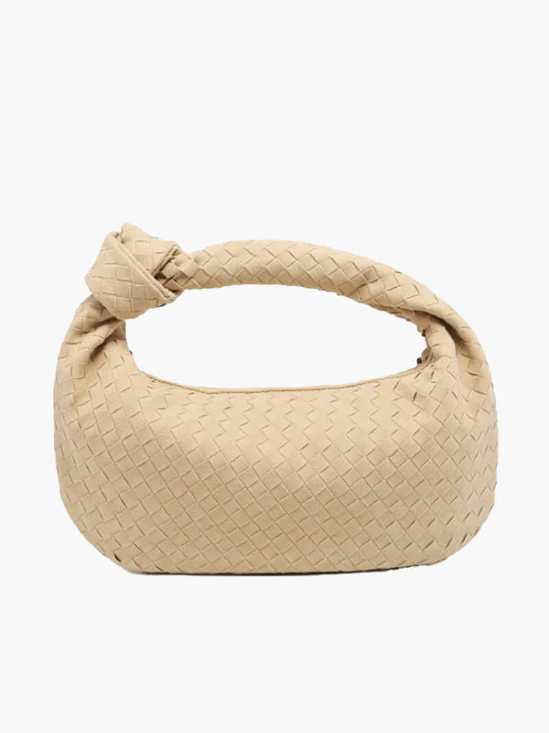 Woven Bag Medium Suede - Image 4