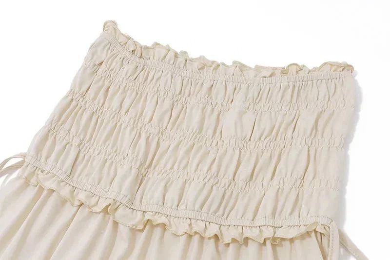 Zendaya Ruffled Crop Top Maxi Skirt Set - Image 7