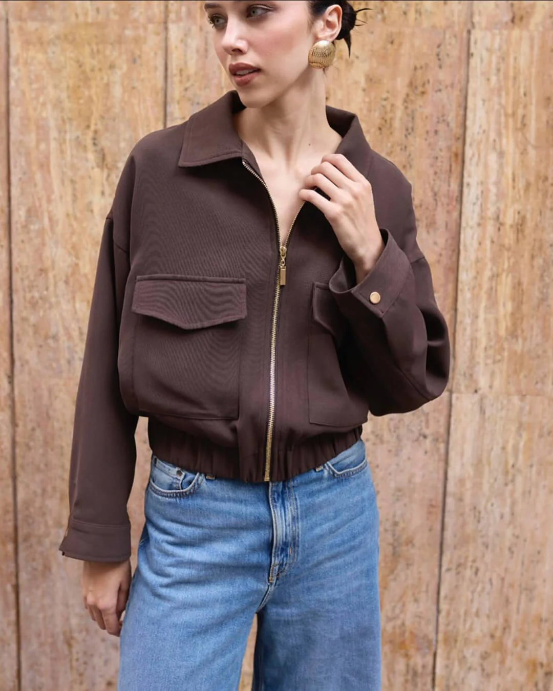 Zoey Zip Up Pocket Jacket - Image 4