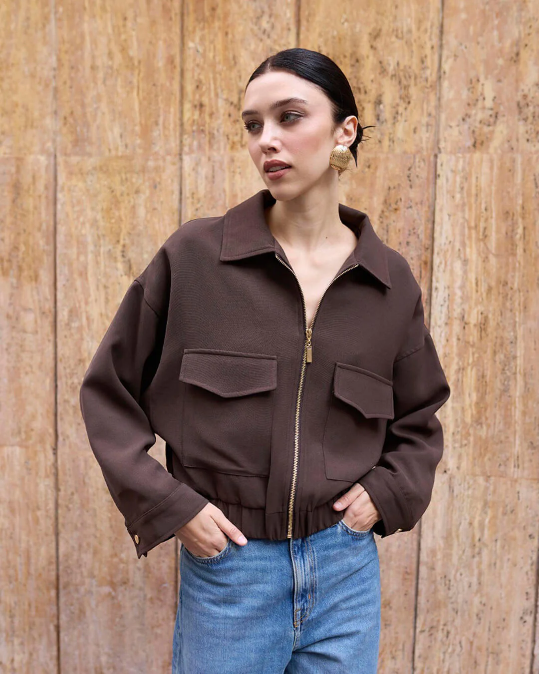Zoey Zip Up Pocket Jacket - Image 5